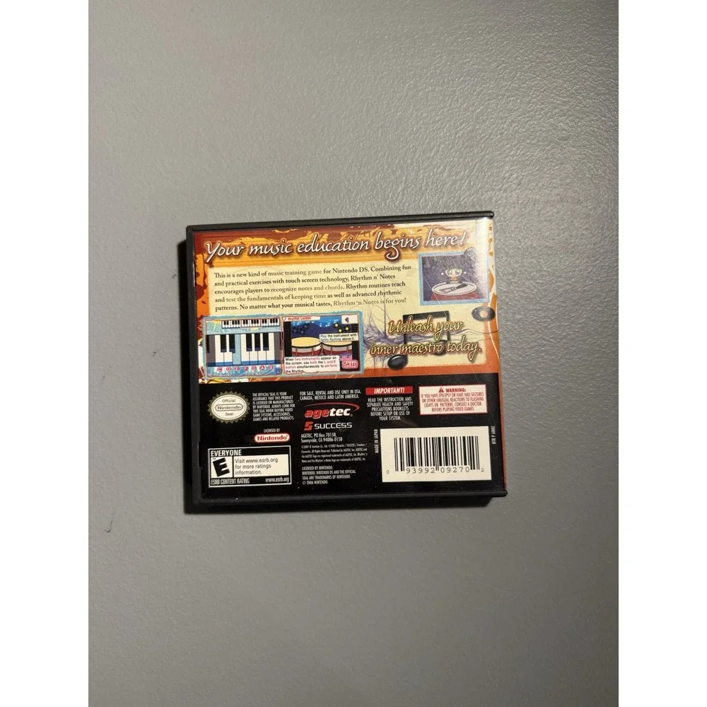 Rhythm 'n Notes: Improve Your Music Skills - Nintendo DS